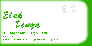 elek dinya business card